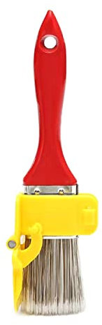 SDYGDB Edger Paint Brush Professional Paint Brush with Wood Handle Portable Wall Painting Tool Color Separator Clean Cut Paint Edger for Home Wall Ceiling Edges Detail Trim
