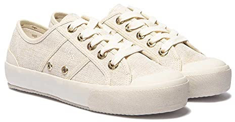 TBS Femme OPIHALL Tige Basse Lacet, Beige, 41 EU