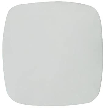 100 Piezas Papel Freidora Aire, 24cm, Antiadherentes, Impermeables, A Prueba de Aceite, Papel para Freidora de Aire Freidora de Aire, Horno Microondas, Horno, Cuadrado (No Poroso Blanco)