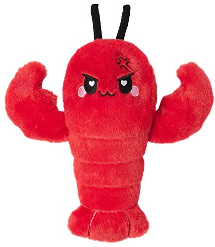 Crustacean Microwavable Unscented Heating Pad for Women - Warm Cozy Plush Heatable Stuffed Toy Animal - Hot and Cold Heat Bag Gift for Women and Girls Red