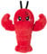 Crustacean Microwavable Unscented Heating Pad for Women - Warm Cozy Plush Heatable Stuffed Toy Animal - Hot and Cold Heat Bag Gift for Women and Girls Red
