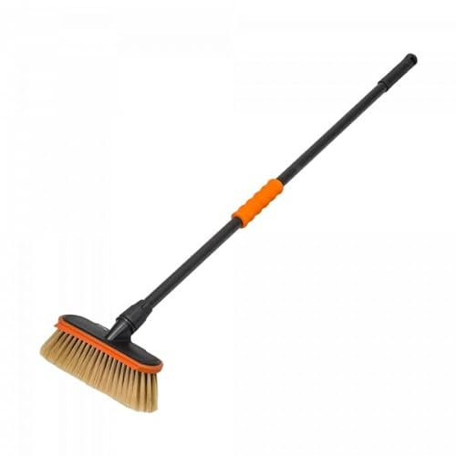 Autowaschbürste Waschbürste ALU-Teleskop KFZ Bürste Reinigungsbürste PKW LKW ausziehbar (100cm 1 Fläche)