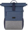 RJEU Laptop Rucksack für 17 Zoll,Rolltop Rucksack Herren Damen,Laptoptasche für Schule,Studium,Reisen,Schulrucksack(BlauGrau-26L)