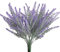 ICEANAQ 12 ramos de lavanda artificiales, decoración de plástico, plantas de lavanda de imitación, decoración del hogar, oficina, jardín, patio, decoración (morado)