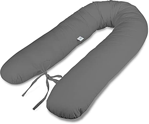 ekm trade Typ V 180cm XL Stillkissen Schwangerschaftskissen Lagerungskissen Seitenschläferkissen Handmade 100% Zertifizierte Baumwolle Geräuschlos (30)