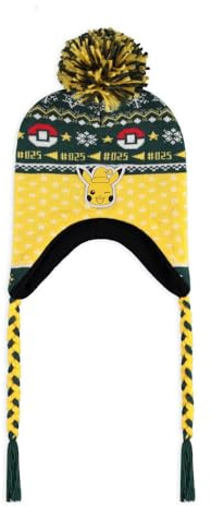 Difuzed Unisex Sherpa Pikachu Pokemon Mütze, bunt, Einheitsgröße