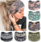 PROPOG Breite Stirnbänder für Damenhaar, Stirnbänder für Erwachsene, afrikanisches Haarband, elastische Bandanas, Boho-Haarschmuck für Frauen, 6 Stück