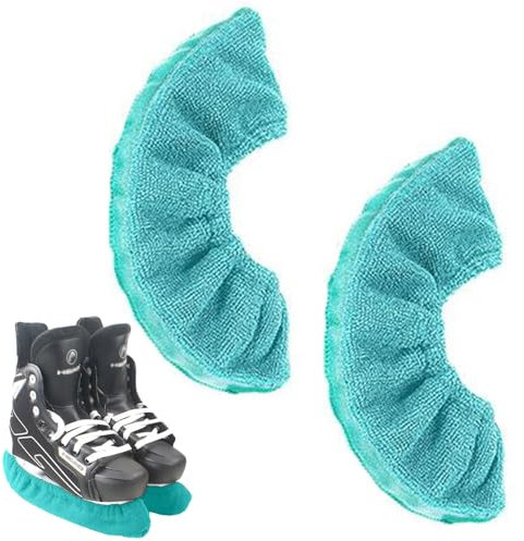 MMDOCO 2 Stück Kufenschoner Schlittschuhe,Schlittschuhe Schoner,Eishockey Kufenschoner,Hockey Schlittschuhe Kufenschoner,Schlittschuhschoner Hockey für Männer Frauen Jungen Mädchen(Blau,Größe M)