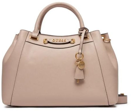 GUESS Emera Girlfriend Satchel Light Beige