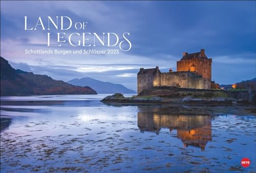 Land of Legends - Kalender 2025 - Heye-Verlag - Fotokalender - Wandkalender mit atemberaubenden Aufnahmen - 58 cm x 39 cm