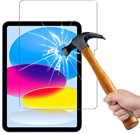 Panzerglas oder weicher Displayschutz für Apple iPad Pro Air Mini 3 4 5 6 7 8 9 (iPad 10. Generation 2022 10,9 Zoll, gehärtetes Glas)