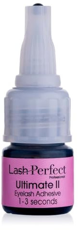 Lash Perfect Ultimate II Glue - Strong Eyelash Glue for Extensions - 2-3 Seconds Drying Time
