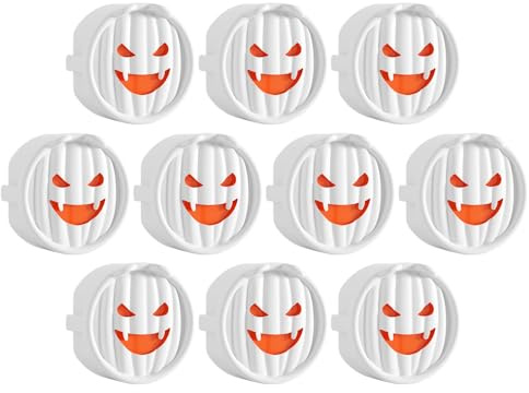 Steckdosenabdeckungen – 10 x Ghost Smile Steckdosen-Kappen