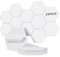 Sonuvia Lot de 24 panneaux acoustiques hexagonaux autocollants I Isolation phonique efficace haute densité (230kg/m³) NRC 0.95 – Parfaits pour murs et portes,, salle de jeux, Porcelaine blanche