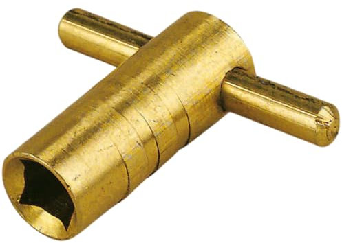 Citystores® Radiator Key T-Bar Solid Brass Bleed Key Heavy Duty Radiator Air Vent Tool for Efficient Heating System Maintenance