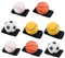 Zktfyshk Hunde Apportierspielzeug Tennis Fußball Set Spiel für Hunde Zahnen Kauspielzeug Hund Apportierspielzeug für Indoor Hunde