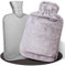 HAOCEE Wärmflasche mit Bezug, 2L Wärmeflasche Groß Flauschig,Wärmflaschen mit Känguru-Tasche,Auslaufsicher und Getestet, Wärmflasche lange warm, Bettflasche (Braun)