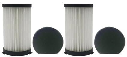 UDKZSQCB Parti del Filtro, Compatibili con MooSoo D600 D601 Cecotec Conga Thunderbrush 520 550 560 Ariete Handy Force 2761 2759 RBT, Parti for Aspirapolvere, Accessori for Filtro Hepa.(2 PCS)