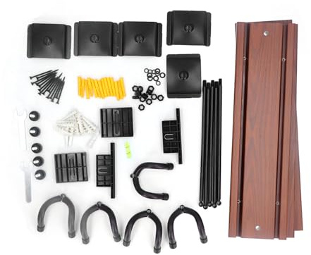 Support Mural pour Guitare en Alliage D'aluminium, Support Mural pour Guitare, Panneau D'épissure, Crochet pour Rotatif pour Basse, Violon