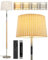 OUTON Lampara de Pie Madera con Control Remoto y Táctil, 4 Temperaturas de Color, Temporizador 1H, Función de Memoria, Lámpara de Pie LED Regulable con Doble Pantalla para Salon, Dormitorio, Oficina