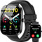 OUKITEL Smartwatch Uomo Donna, 1.91 HD Orologio Smartwatch Uomo con Effettua/Risposta Chiamate, 140+ Sportive Smart Watch con Contapassi/Sonno/Cardiofrequenzimetro, IP68 Impermeabile per iOS/Android