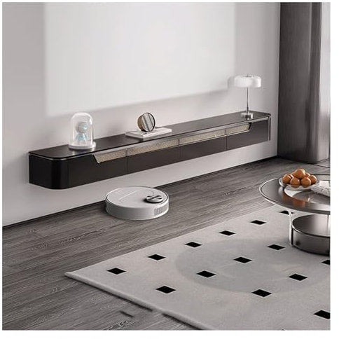 NexaGeniX TV Unit Slim Floating TV Stand with 2 Doors and 2 Drawers TV Shelf Floating Wall Mounted Floating TV Cabinet Shelf Media Console Entertainment Shelf for Under TV TV Stand for Living Room