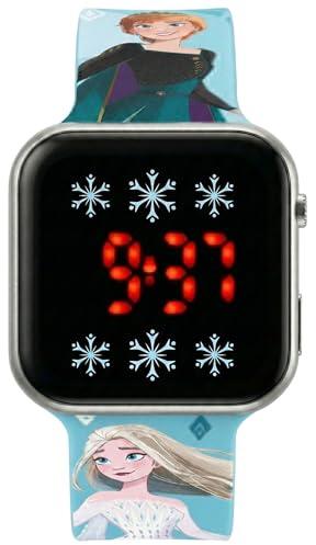 Clondo Montre-bracelet numérique LED pour garçon et fille, fonction date, format 12/24 heures, gadget officiel, cadeau