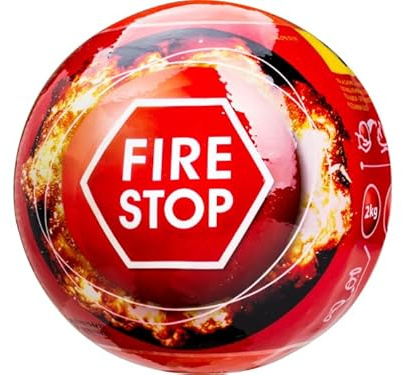 Sfera Estintore Automatico Fire Stop, 2 kg, Classi A, B e C, Diametro 16,5 cm, Copertura 5 m³