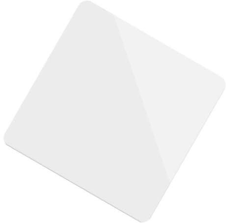 VALICLUD Placa de Espejo Acrílico Blanco 25x25 Cm para Fotografía, Accesorio para Fondos y Estudio Fotográfico, Tablero Reflectante para Joyería y Decoración de Fotos
