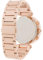 Michael Kors Montre Quartz Femme 39.00mm avec Cadran Nacre Blanche analogique et Bracelet en Bracelet en Acier Rose MK5491