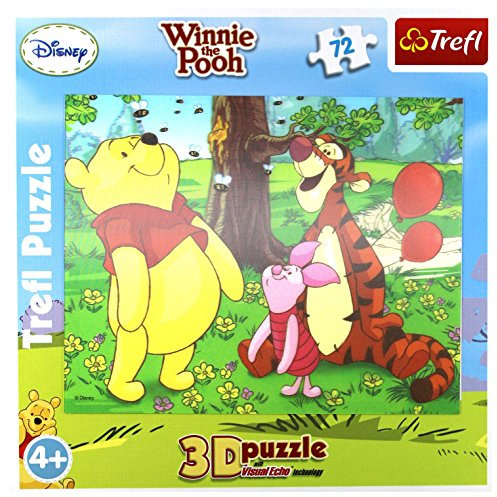 Disney Trefl Dynamic 3D Jigsaw Bees Winnie The Pooh (72 Pieces)