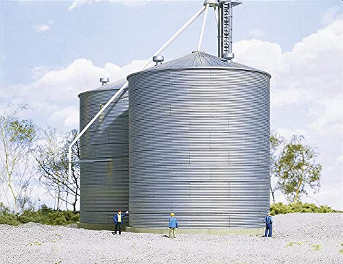 Walthers Cornerstone 933-3123 Grain Storage Tanks Model Railway Accessories, Multiple