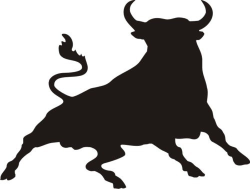 Lustiger Aufkleber für die Stoßstange, Motiv Mad Spanish Torro Bulle