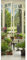 Plage 141024 Sticker Trompe l'œil Porte - Jardin d'hiver, 204 x 83 cm
