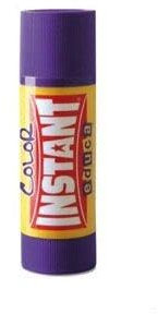 EXP 12 BARRAS PEGAMENTO COLOR 40 G. INSTANT EDUCA