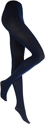 Cosyfeet Extra Roomy Opaque Tights 80 Denier - Navy - Xl