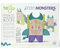 Tegu 5700605 Holzbausteine magnetisch, Sticky Monsters PIP, 8-teilig
