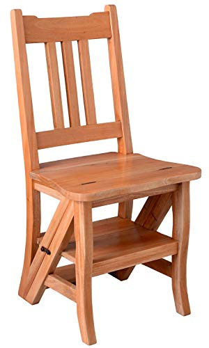 Trittstuhl Leiterstuhl Massivholz Bibliotheksstuhl Stepchair mar186 Palazzo Exklusiv