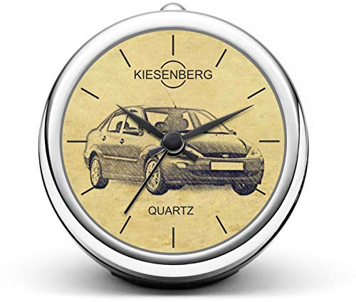 KIESENBERG Design Tischuhr Geschenke für Focus Stufenheck Fan Uhr T-4988