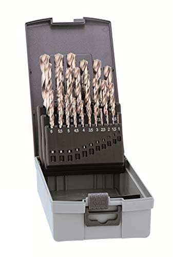 Alpen Spiralbohrersatz HSS Pro KP 25 mit Kunststoffkassette (25-tlg., Ø 1.0-13.0x0.5mm, präzisionsges.) 0000110325100