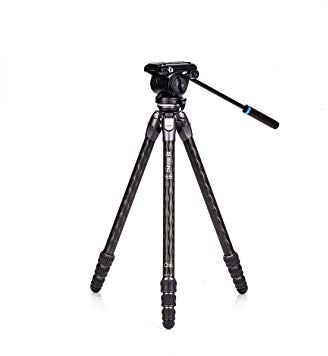 Benro Tortoise Series TTOR24CLV Columnless #2 Carbon Fibre with Leveling Base and S4pro 4 sections head