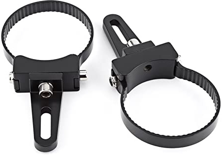Support de Montage en Aluminium pour Tube Bull Bar, Pince de Fixation pour Barre de Protection, Compatible avec Lampe de Travail LED, 2,54-7,62 cm, pour Voiture et Camion Tout-Terrain
