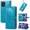 Fertuo Hülle für Realme 8i, Handyhülle Leder Flip Case Tasche mit Kartenfach, Magnet und Standfunktion [Mandala Muster] Handy Schutzhülle Ledertasche für Realme 8i, Blau