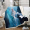 Bfrdollf Decke ELSA & Anna Kuscheldecke ELSA Für Erwachsene,Sofadecke Fleecedecke,Digitaldruck 3D Blanket, Mehrfarbig (3,100 X 140 cm)