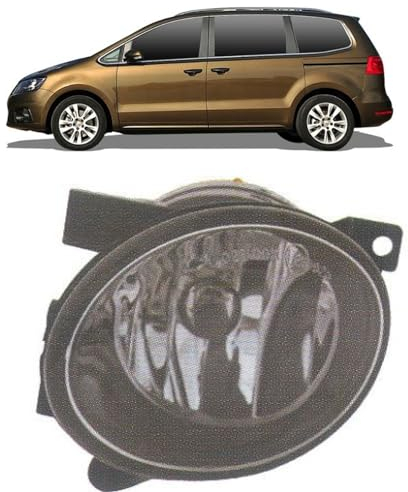DM Autoteile 126383 Nebelscheinwerfer rechts kompatibel für Seat Alhambra VW Caddy III Golf VI Plus V Jetta IV