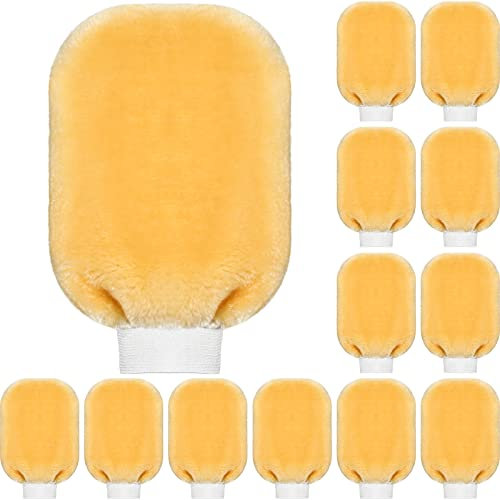 Remerry 12 Pcs Painters Mitt Painters Tool Dusting Gloves Deck Stain Applicator for Painting Cleaning Dusting