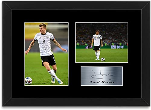 Generic Toni Kroos Fußballspieler Deutschland Wandbild, gerahmt, Geschenk für Fans und Fans