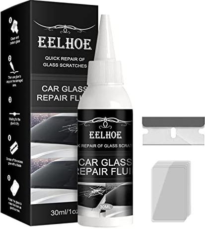 Bexdug reparación vidrios para automóviles,Kit reparación Cristales Coche para Grietas - Kit reparación Chips Parabrisas, Kit reparación Vidrio Parabrisas