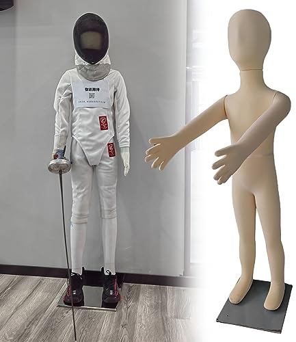 Schaufensterpuppe Kind 5 8 10 12 13 14 Jahre Alt Kind/ Kinder Kleid Form Mannequin, Unisex Kleinkind Teenager Ganzkörper Schaufensterpuppen Torso Kleidungsständer Schaufensterpuppe Mit Biegsamen Beine