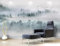 songqians Papier Peint Panoramique Paysage Forêt Nuage Papier Peint 3D Tapisserie Murale Décoration Chambre Salon -322795 400x280cm